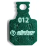 Sinter 012 Magura Mt Mtb Race Organiska Skivbromsbelägg 25 Enheter, Green, One Size