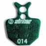 Sinter 014 Formula Mtb Race Organiska Skivbromsbelägg 25 Enheter, Green, One Size