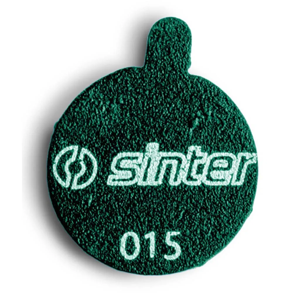 Sinter 015 Zoom Mtb Race Organiska Skivbromsbelägg 25 Enheter, Green, One Size