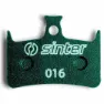 Sinter 016 Hope Mtb Race Organiska Skivbromsbelägg 25 Enheter, Green, One Size