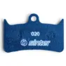 Sinter 020 Hope E-bike Organiska Skivbromsbelägg 25 Enheter, Blue, One Size