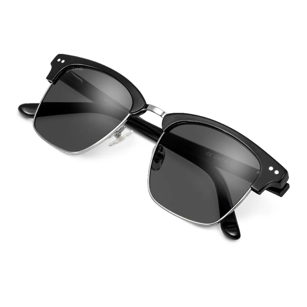 Siroko Bronx Solglasögon, Black, Black Mirror/CAT3