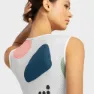 Siroko Camerig Ärmlös Baslager, White / multicolor