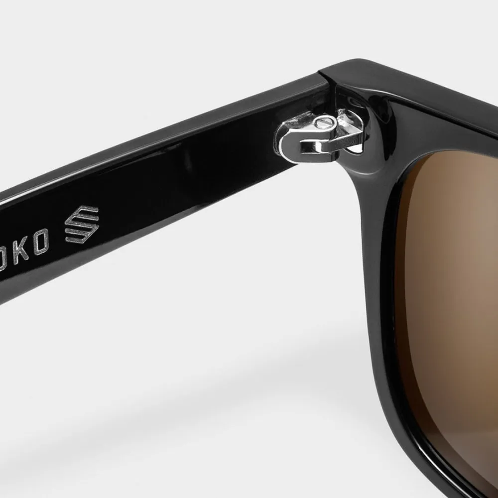 Siroko Capri Solglasögon, Black / brown, Brown Mirror/CAT3 Siroko Capri Solglasögon, Black / brown, Brown Mirror/CAT3