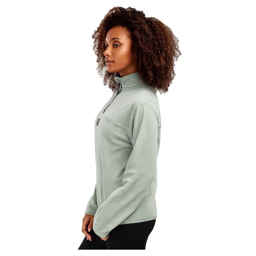 Siroko Cascade Fleece Med Halv Dragkedja, Ash green