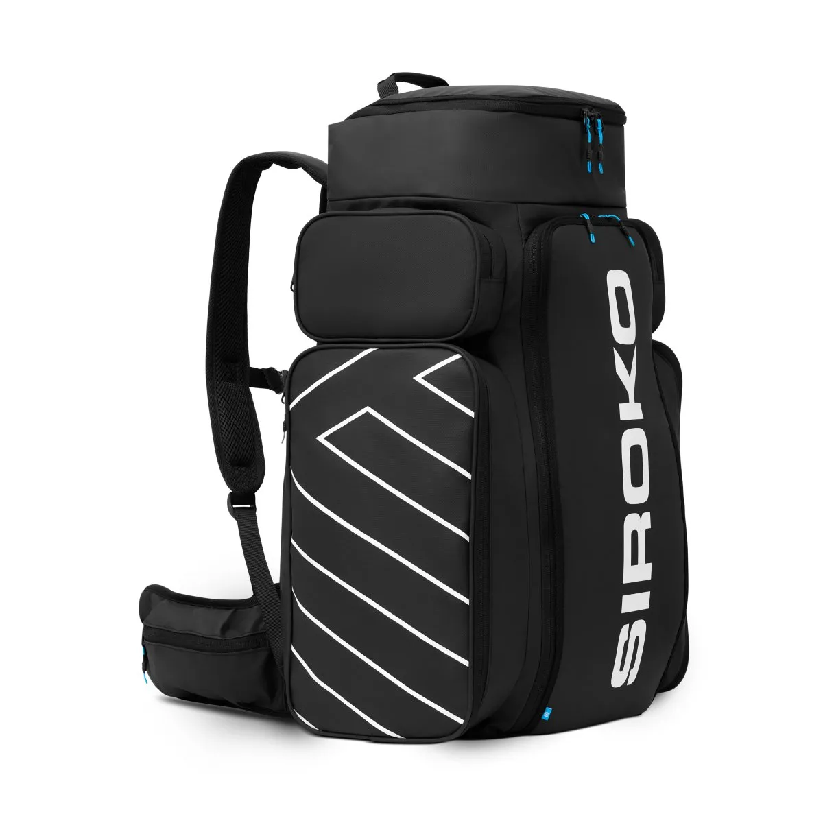 Siroko Gentoo Ryggstöd För Ryggsäck 40l, Black