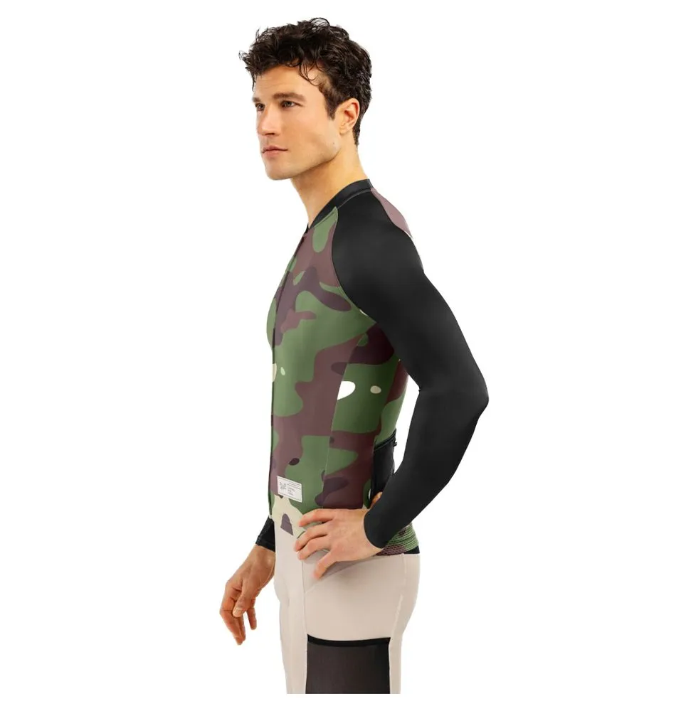 Siroko Gm2 Camouflage Långärmad Trikå