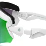Siroko Gs4 Stein Solglasögon, White, Green Mirror/CAT3