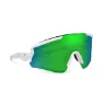 Siroko Gs4 Stein Solglasögon, White, Green Mirror/CAT3