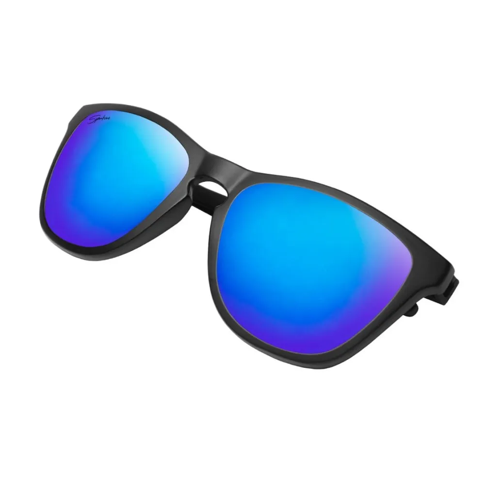 Siroko Hanalei Solglasögon, Black / blue, Blue Mirror
