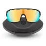 Siroko K3 California Solglasögon, Black / blue, Orange Mirror/CAT3