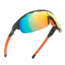 Siroko K3 California Solglasögon, Black / blue, Orange Mirror/CAT3