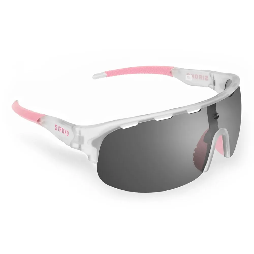 Siroko K3 Foto Kromatiska Solglasögon, White, Photochromic Pink Mirror