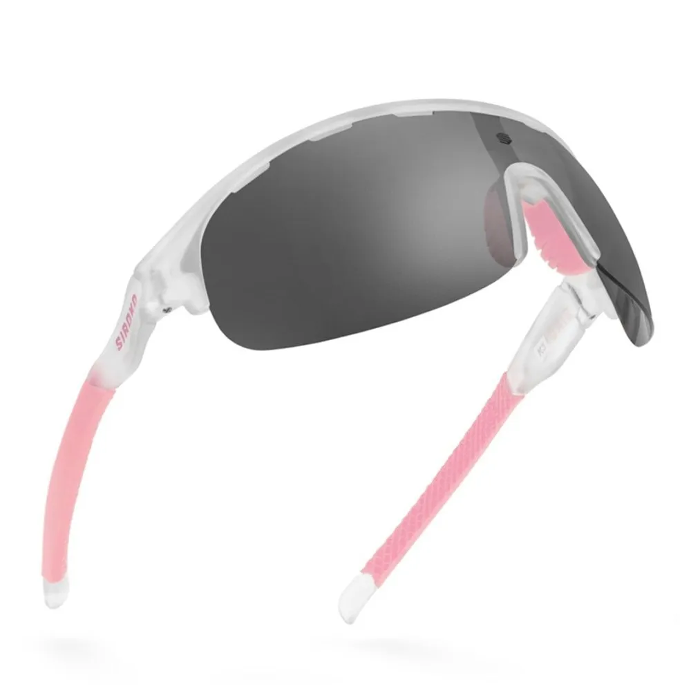 Siroko K3 Foto Kromatiska Solglasögon, White, Photochromic Pink Mirror