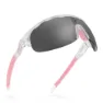 Siroko K3 Foto Kromatiska Solglasögon, White, Photochromic Pink Mirror