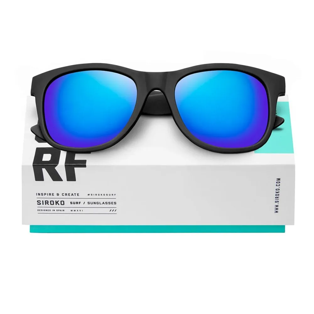 Siroko K3s Photochromic Hyde Park Polariserade Solglasögon, Black / blue, Blue Mirror