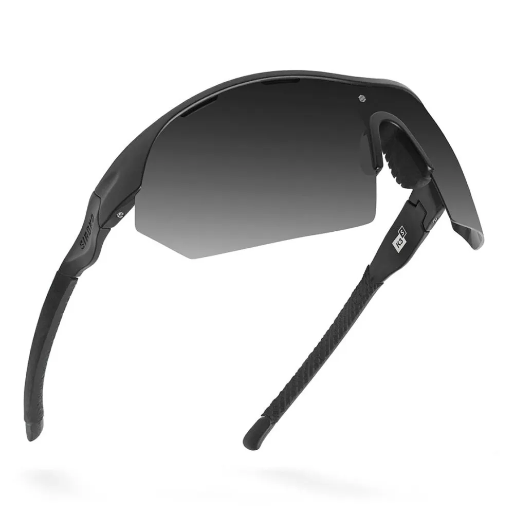 Siroko K3s Zurich Polariserade Solglasögon, Black, Black/CAT3