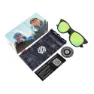 Siroko K3xs Kids Bike Lane Polariserade Solglasögon, Black / green, Green Mirror