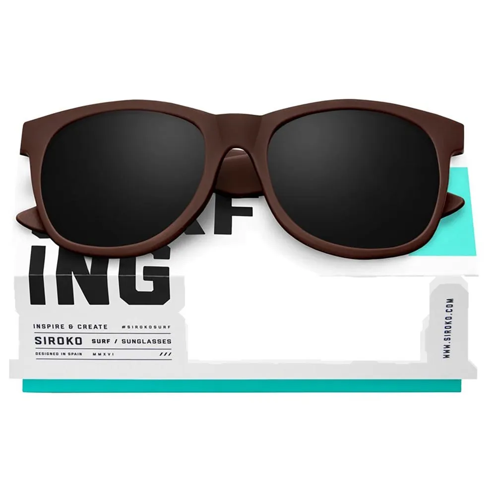 Siroko Le Dôme Polariserade Solglasögon, Brown / black, Black Mirror