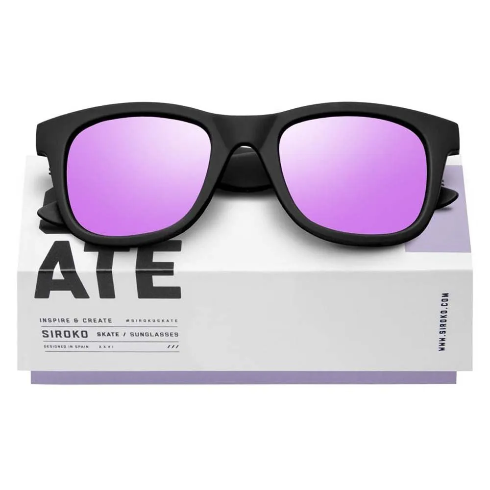 Siroko Los Lances Polariserade Solglasögon, Black, Purple/CAT3