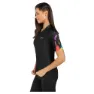 Siroko M2 Aquarelle Korta ärmar Cykeltröja, Black / Violet, S