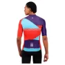 Siroko M2 Flèche Korta ärmar Cykeltröja, Red / blue / purple, M