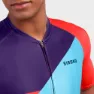 Siroko M2 Flèche Korta ärmar Cykeltröja, Red / blue / purple, M