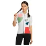 Siroko M2 Tulpen Korta ärmar Cykeltröja, White / coral, M