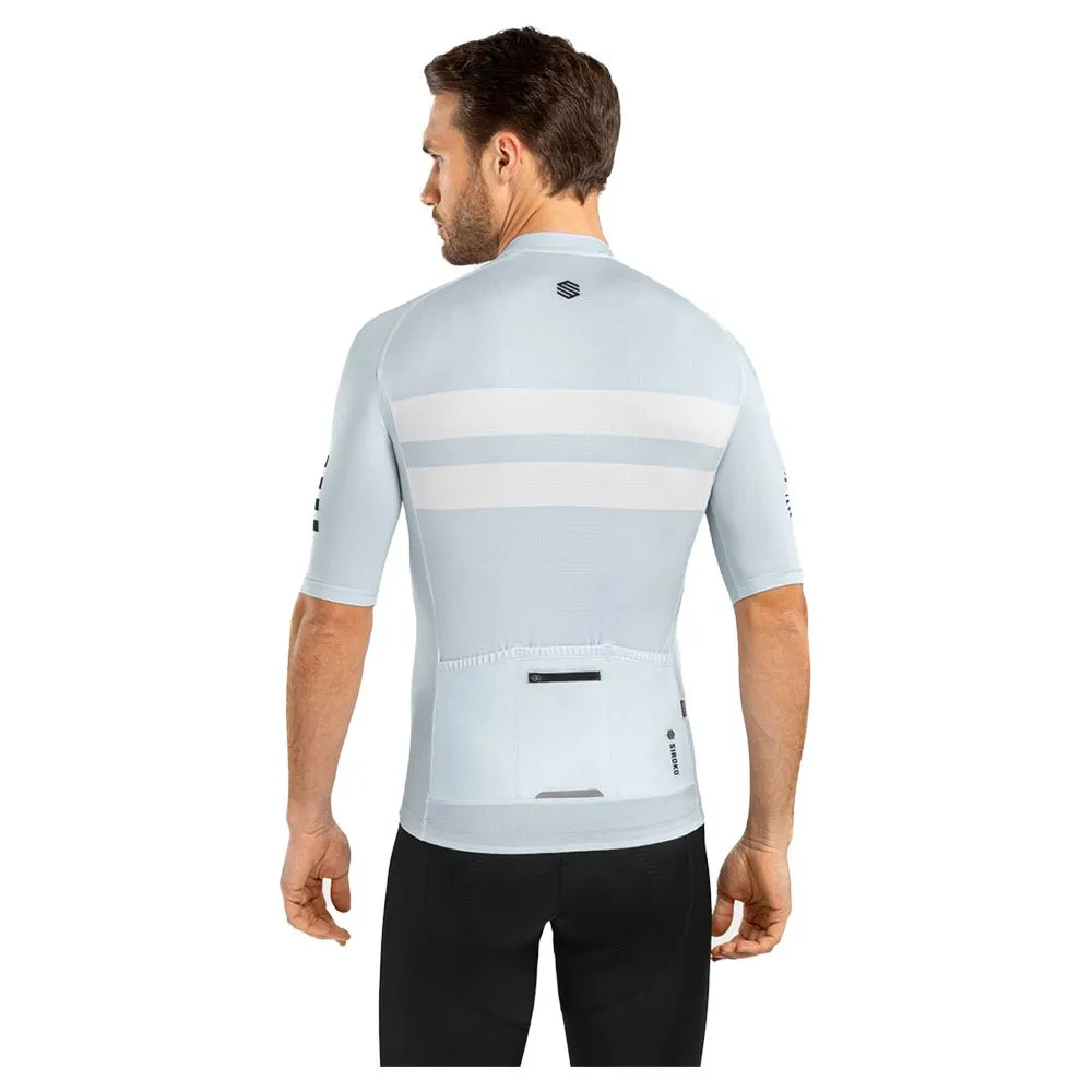 Siroko M3 Bealach Korta ärmar Cykeltröja, Light blue / white, XL Siroko M3 Bealach Korta ärmar Cykeltröja, Light blue / white, XL