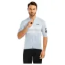 Siroko M3 Bealach Korta ärmar Cykeltröja, Light blue / white, XL