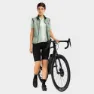 Siroko M3 Senda Korta ärmar Cykeltröja, Ash green / white, L