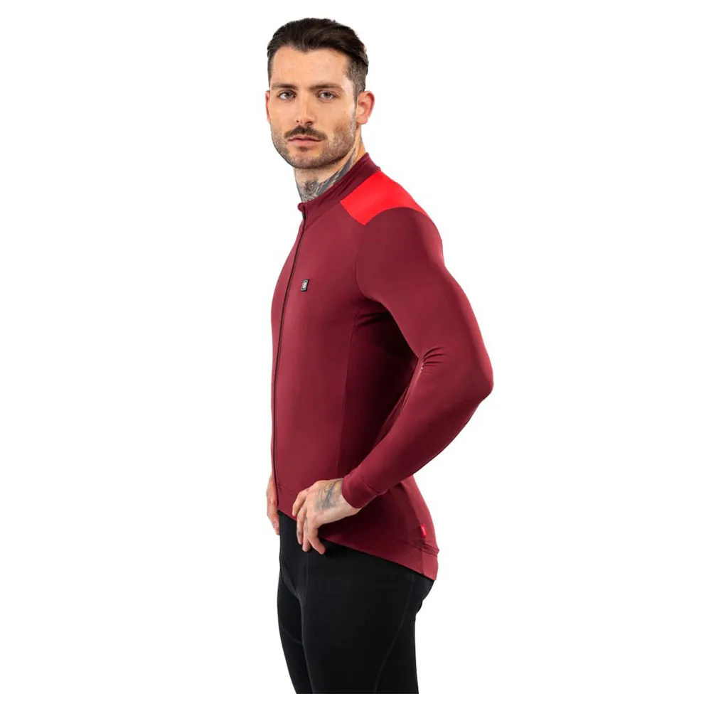 Siroko M4 Echelon Långärmad Trikå, Maroon / Red, S Siroko M4 Echelon Långärmad Trikå, Maroon / Red, S