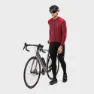 Siroko M4 Echelon Långärmad Trikå, Maroon / Red, S