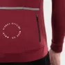 Siroko M4 Echelon Långärmad Trikå, Maroon / Red, S