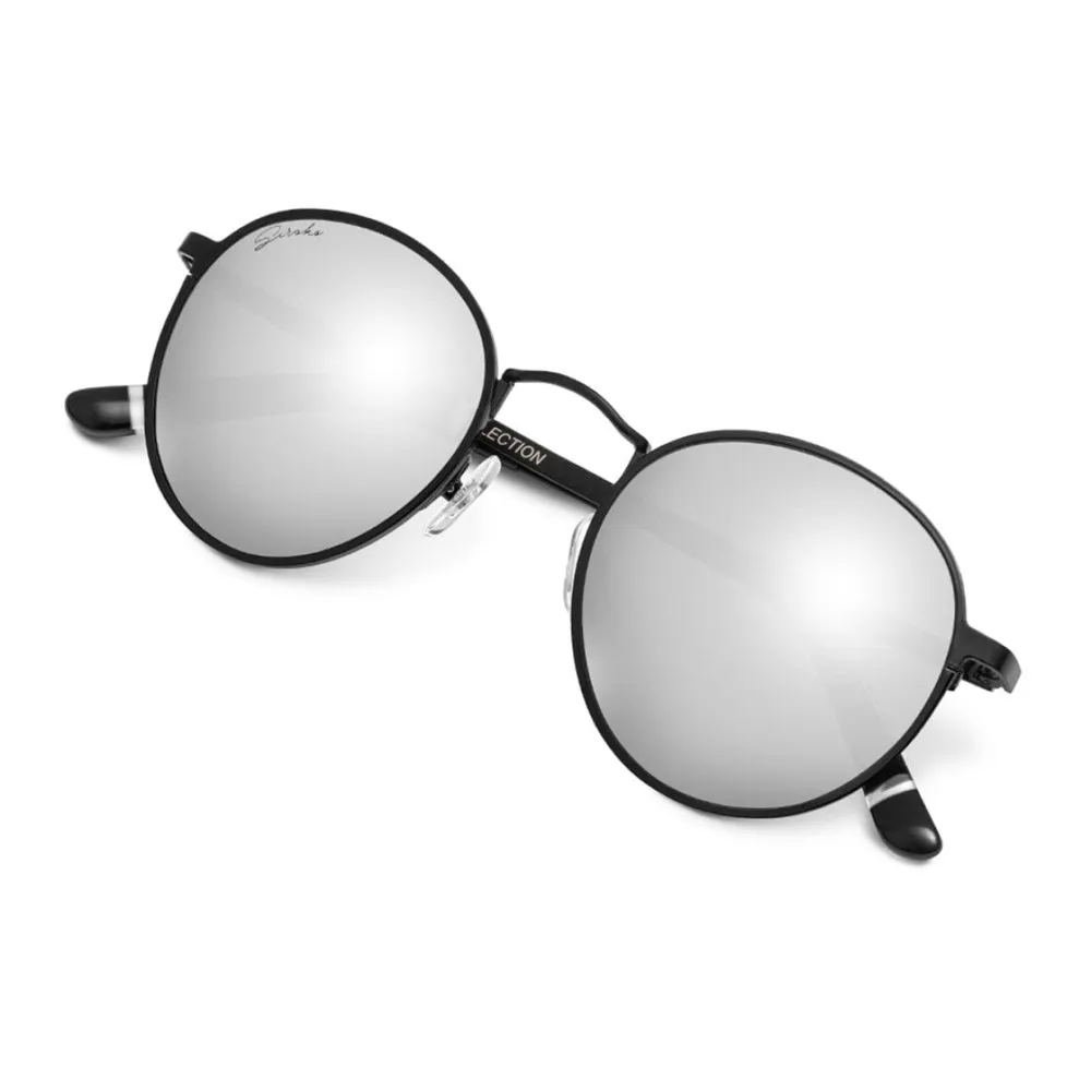 Siroko Notting Hill Solglasögon, Black / grey, Grey Mirror