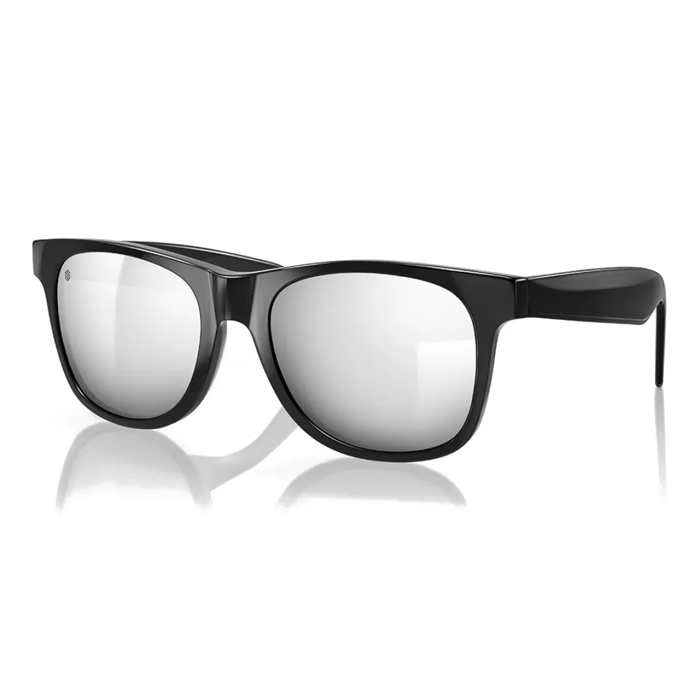 Siroko Oxford Solglasögon, Black, Grey Mirror/CAT3