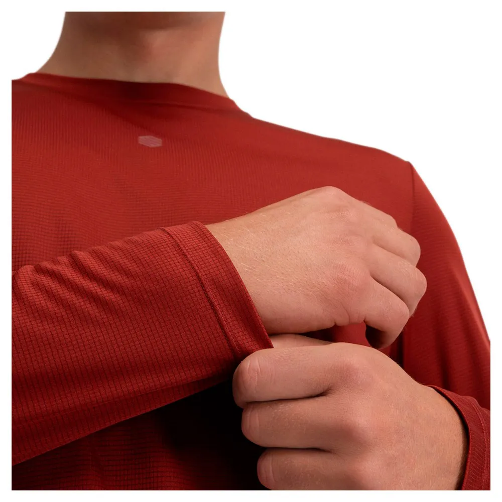 Siroko Reserve Maroon T-shirt Med Lång ärm