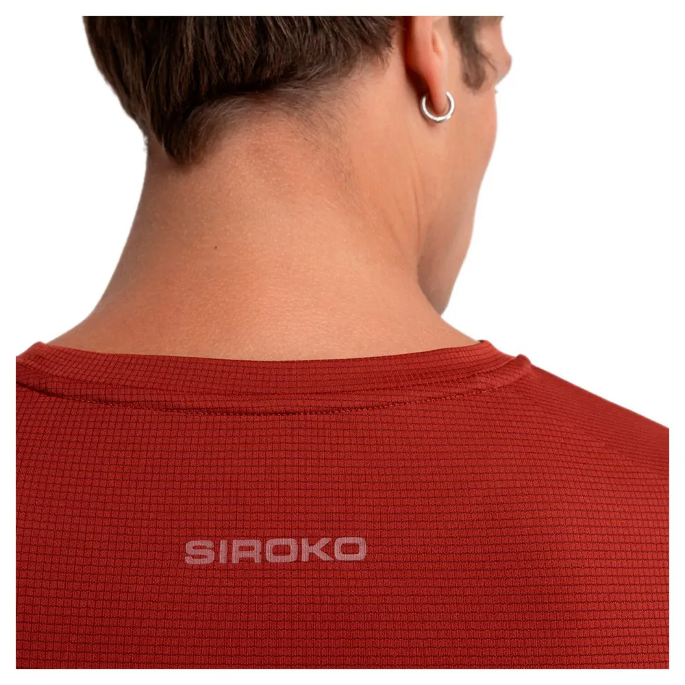 Siroko Reserve Maroon T-shirt Med Lång ärm