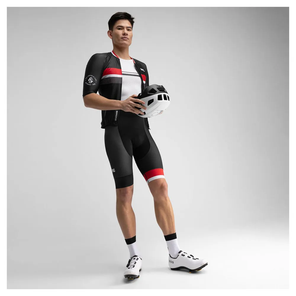 Siroko Sc Bx Pro Solera Cykelbyxor, Black / red / white Siroko Sc Bx Pro Solera Cykelbyxor, Black / red / white