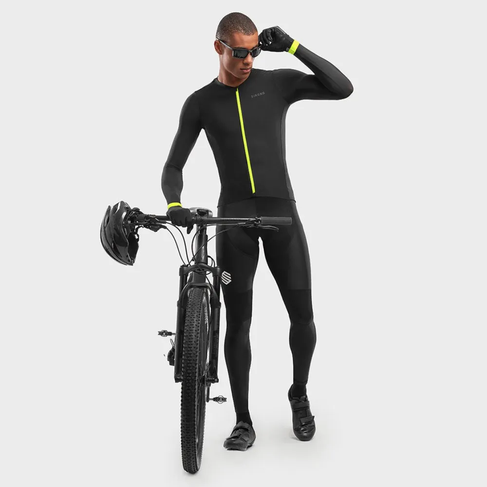 Siroko Srx Pro Kühtai Långärmad Trikå, Black / yellow, M Siroko Srx Pro Kühtai Långärmad Trikå, Black / yellow, M
