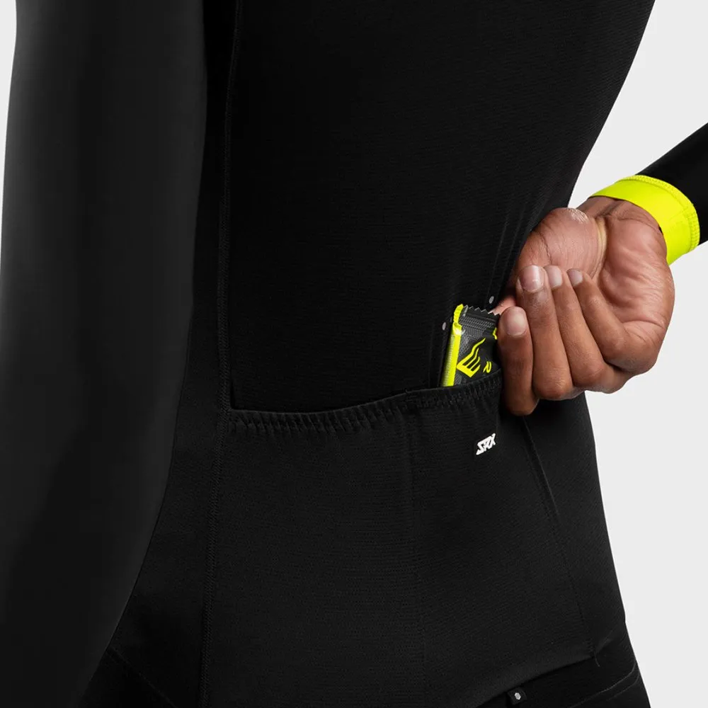 Siroko Srx Pro Kühtai Långärmad Trikå, Black / yellow, M Siroko Srx Pro Kühtai Långärmad Trikå, Black / yellow, M