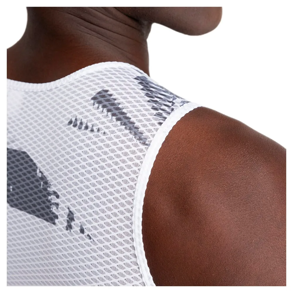 Siroko Vibz Auba Ärmlös Baslager, White / grey Siroko Vibz Auba Ärmlös Baslager, White / grey