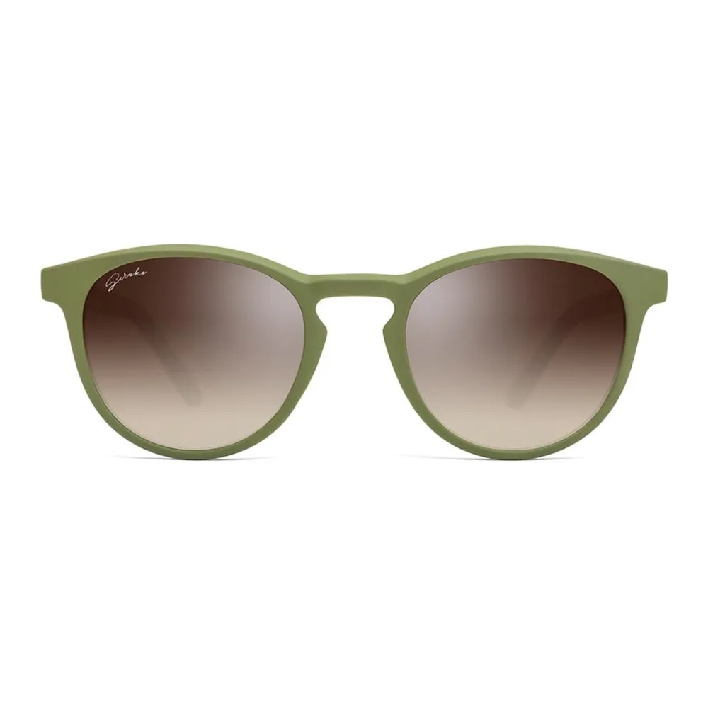 Siroko Waimea Polariserade Solglasögon, Green / brown, Brown Mirror
