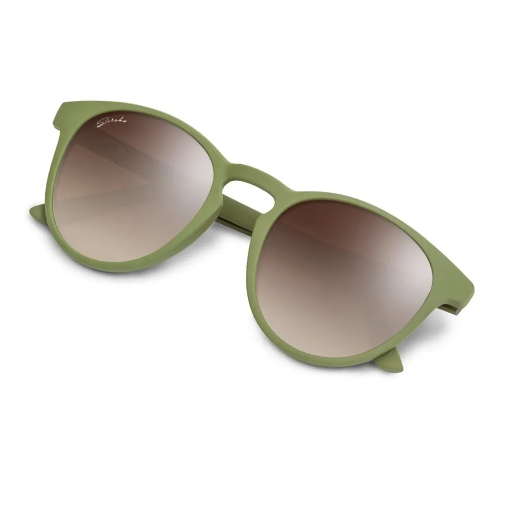 Siroko Waimea Polariserade Solglasögon, Green / brown, Brown Mirror