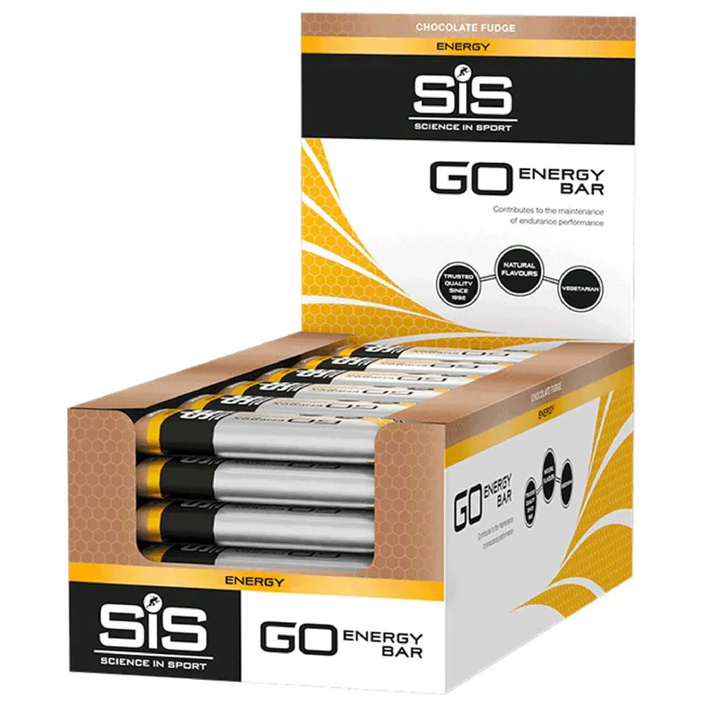 SiS Go Energibar Låda Chokladfudge 40g 30 Enheter, Multicolor, One Size
