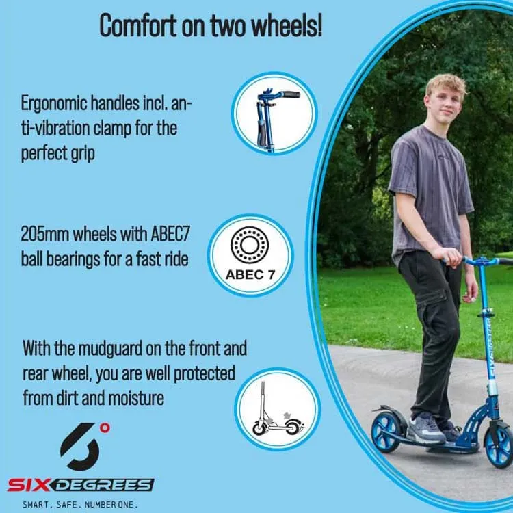 SIX DEGREES Bs 205 Mm Sparkcykel, Blue, One Size