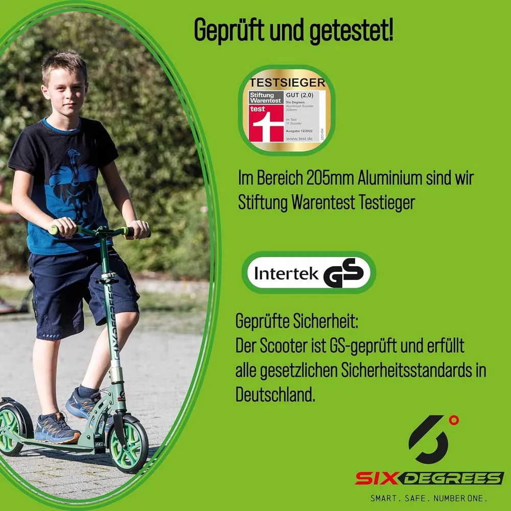 SIX DEGREES Sg 205 Mm Sparkcykel, Green, One Size SIX DEGREES Sg 205 Mm Sparkcykel, Green, One Size
