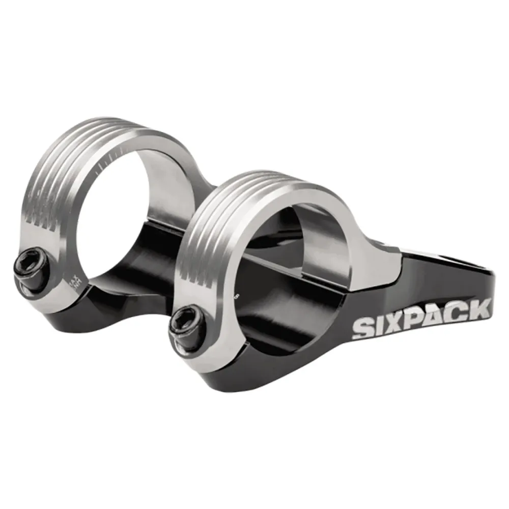 Sixpack Millenium Dm 31.8 Mm Cykelstyrstam, Black / grey, 45mm, 0º Sixpack Millenium Dm 31.8 Mm Cykelstyrstam, Black / grey, 45mm, 0º