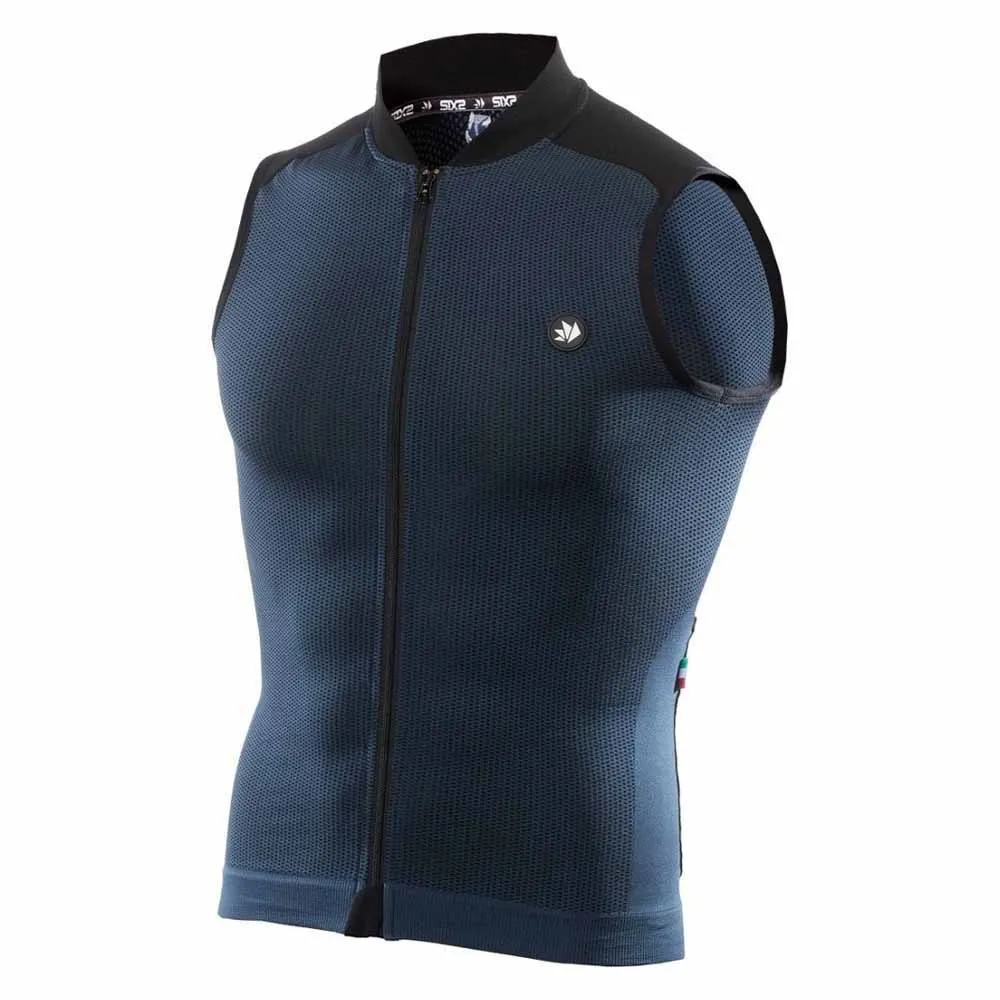 SIXS Clima 2 Ärmlös Cykeltröja, Avio / black, XXL SIXS Clima 2 Ärmlös Cykeltröja, Avio / black, XXL