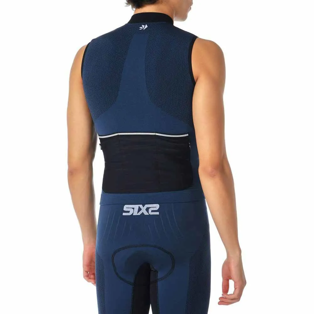SIXS Clima 2 Ärmlös Cykeltröja, Avio / black, XXL SIXS Clima 2 Ärmlös Cykeltröja, Avio / black, XXL